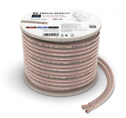 Oehlbach D1C108 SP 25 2x2,50mm² 30 Metre Hoparlör Kablosu Oehlbach D1C108 SP 25 2x2,50mm² 30 Metre Hoparlör Kablosu